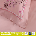 3d padrão de flor de pêssego pouco doce coração edredom capa conjuntos de cama / conjunto de lençol